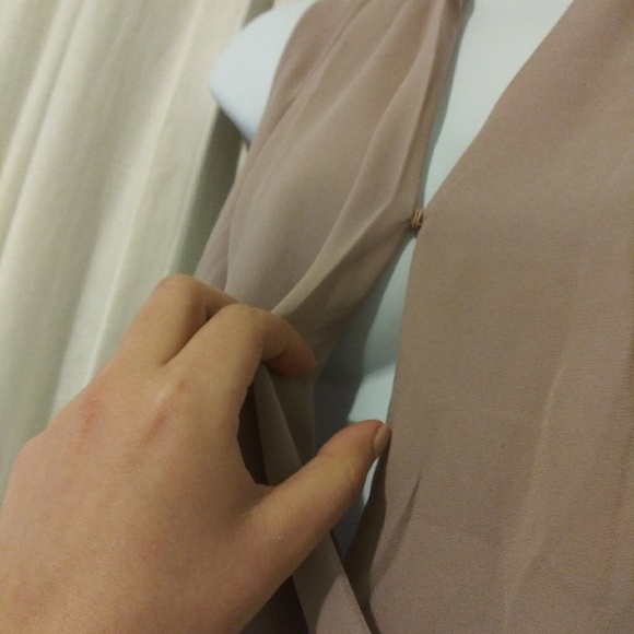 NWT Purple Beige Blouse - Picture 3 of 6